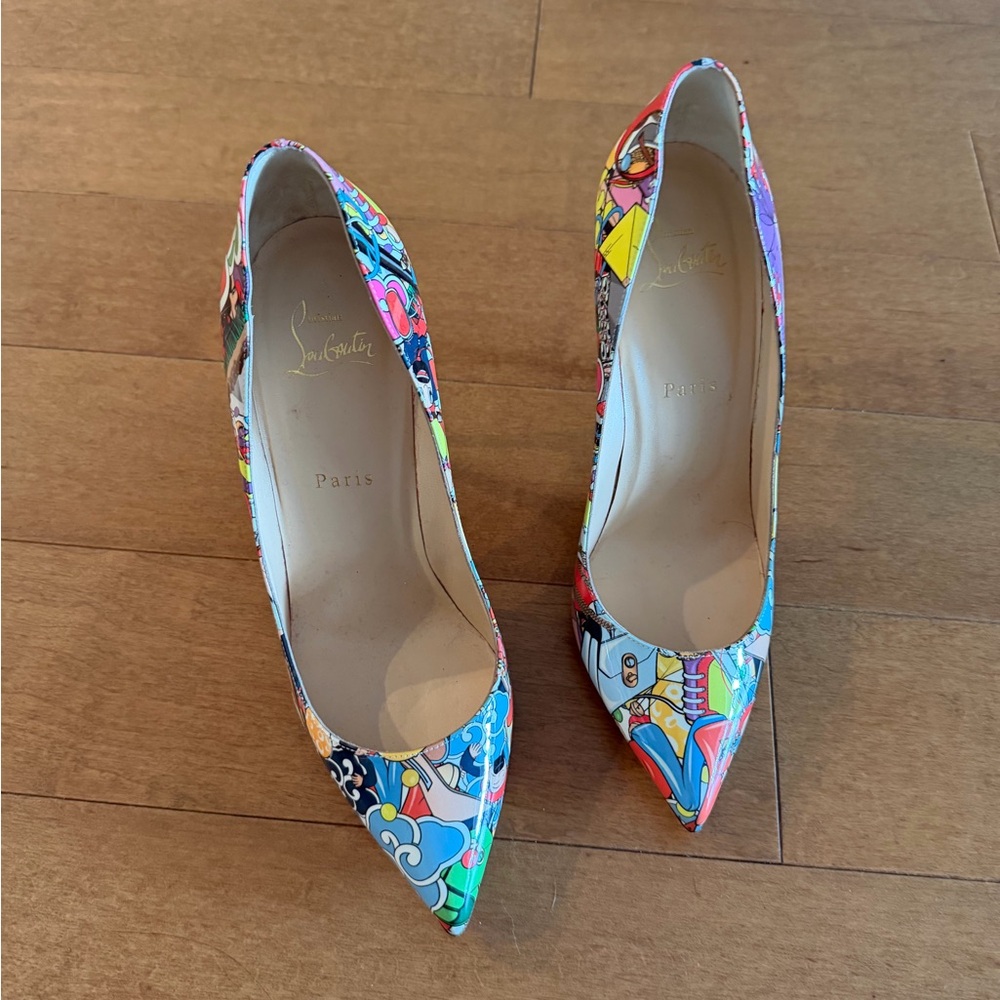 Christian Louboutin Colorful Graphic Heels